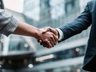 Trade partnership handshake